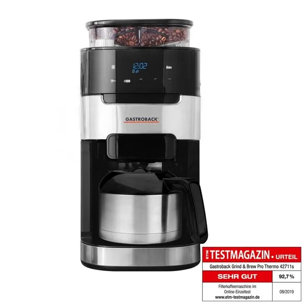 Öğütücülü Filtre Kahve Makinesi Pro Thermo