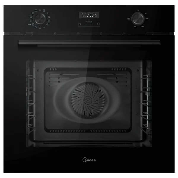 13 Program Black Turbo Oven 70 Lt