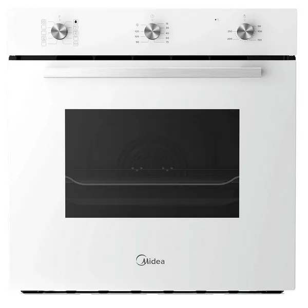 10 Program White Turbo Oven 70 Lt