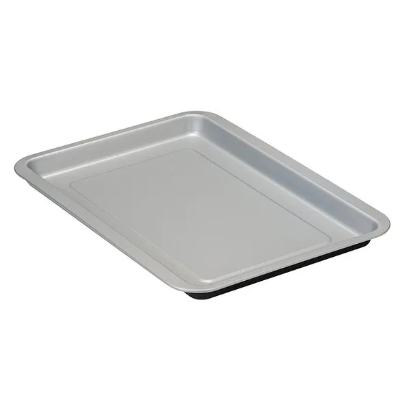 'Gourmet' Rectangular Baking Tray 26x37 cm 'Dolce' Silver