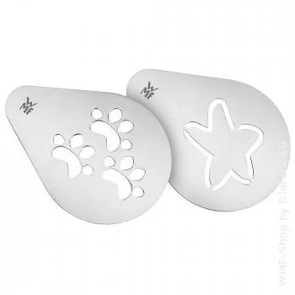 Cacao Stencil-Set Big Bear,set Of 2